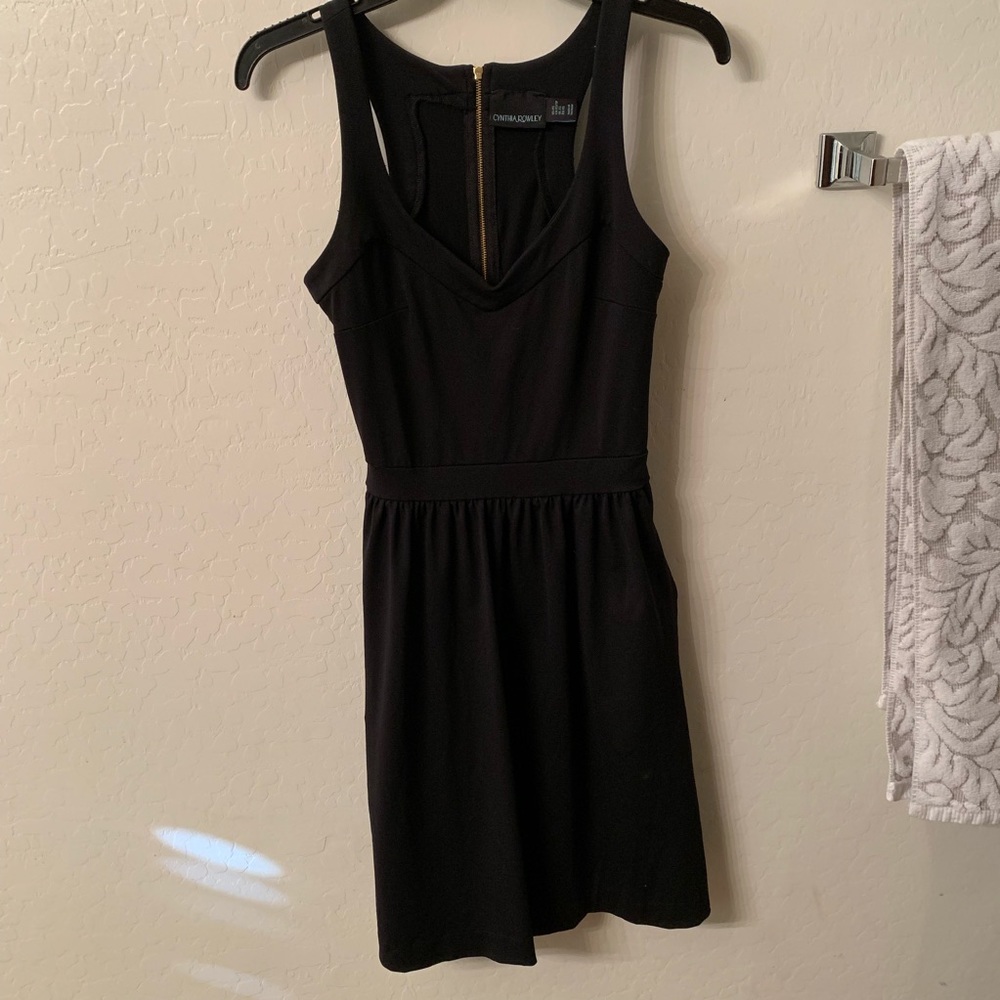 Cynthia Rowley black dress